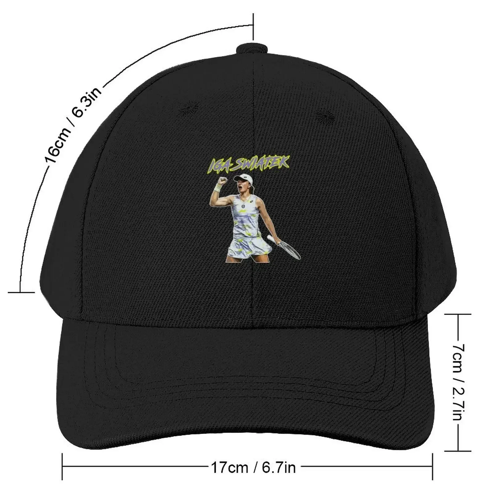 Iga Swiatek Celebration Baseball Cap hard hat New In Hat Hat Luxury Brand Boy Women's