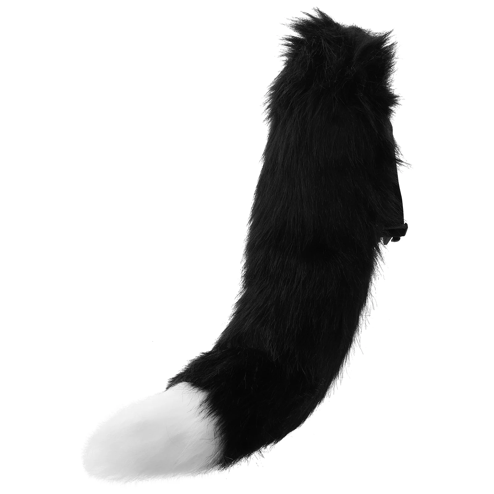 

Halloween Mask Fox Tail Prop Artificial Decor Rabbit Furry Animal Black Fursuits Accessories