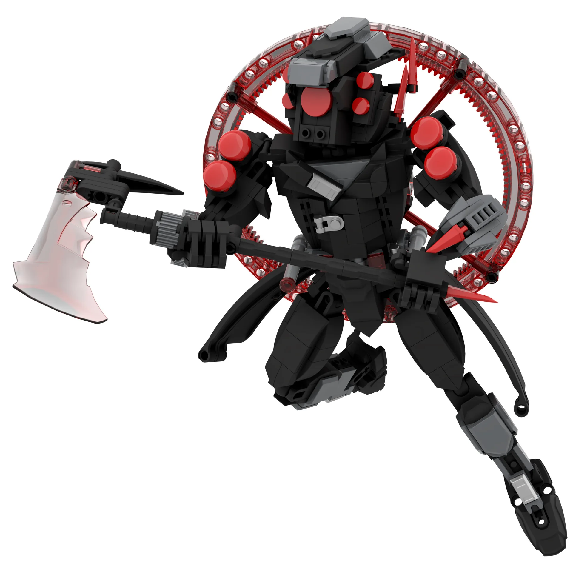 Oscurità Skibidi Toilette Titan foice Speakerman esecutore Horror Bosses Camara Building Block Anime Halloween Doll Figurine Decor