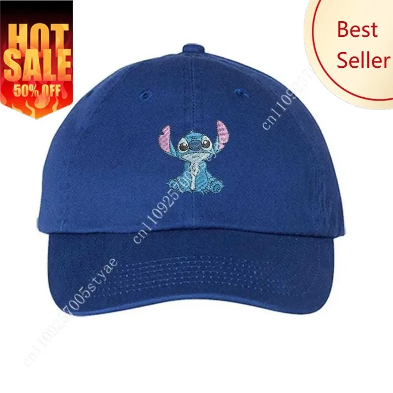 

Stich Hat Disney Cartoon Hats Man Woman Baseball Cap Decorations Party Holiday Gifts Caps Fashion Sunhat