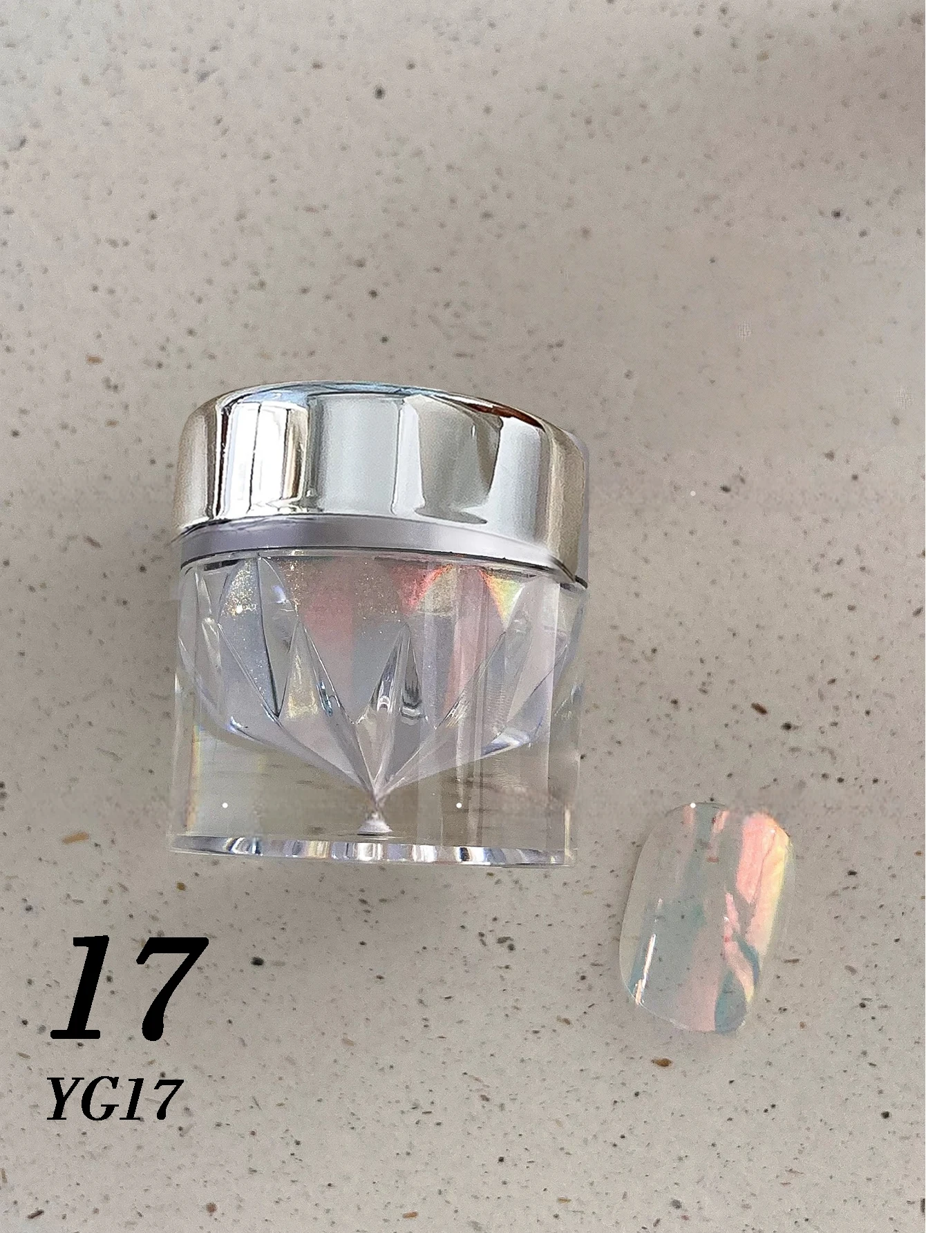 مجموعة مرآة فنية للأظافر عالية اللمعان باللون الوردي على شكل ضوء القمر 1/24 لونًا مع بطاقات ملونة وصندوق تخزين. DIY مسمار الفن، فن الأظافر الفني Charmi #5