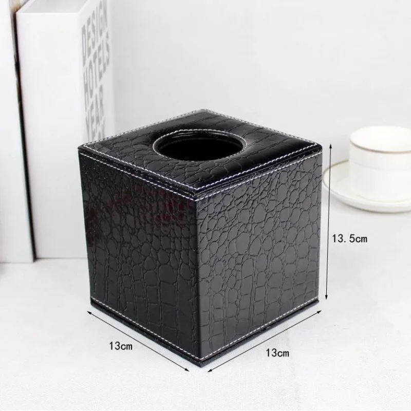 

Кожаная коробка для салфеток и набор держателей для туалетной бумаги, квадратный милый дизайн для гостиной