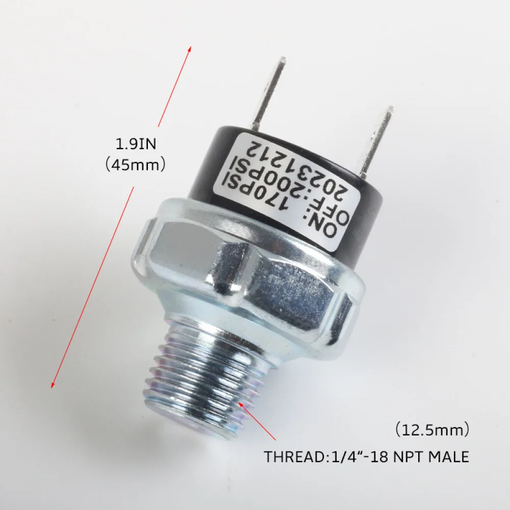 Automatic Air Pressure Controller Switch 1 35BAR For Water Pump Gas Compressor Industrial Automation Regulator