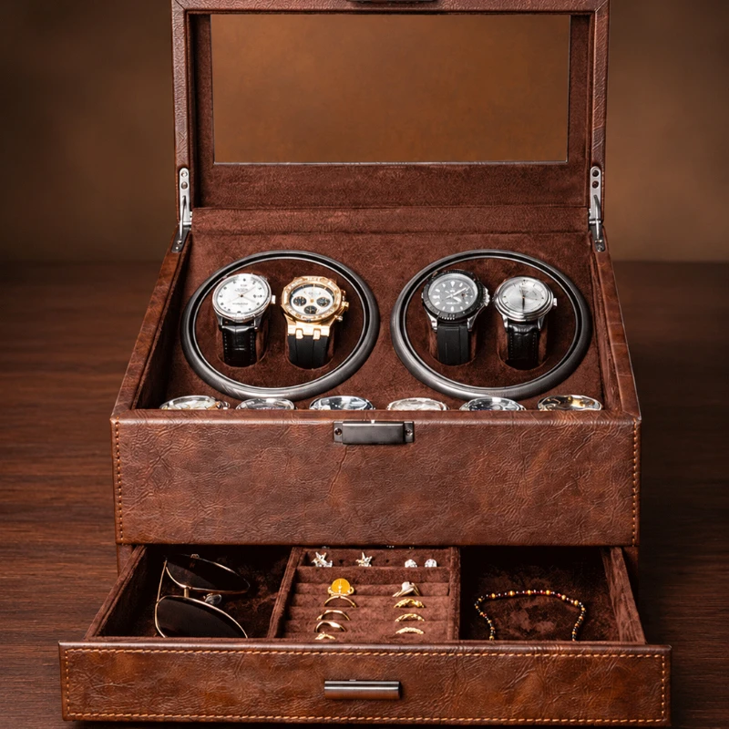 Jewelry Or Watches - Caixa Enroladora Automática de Relógios com