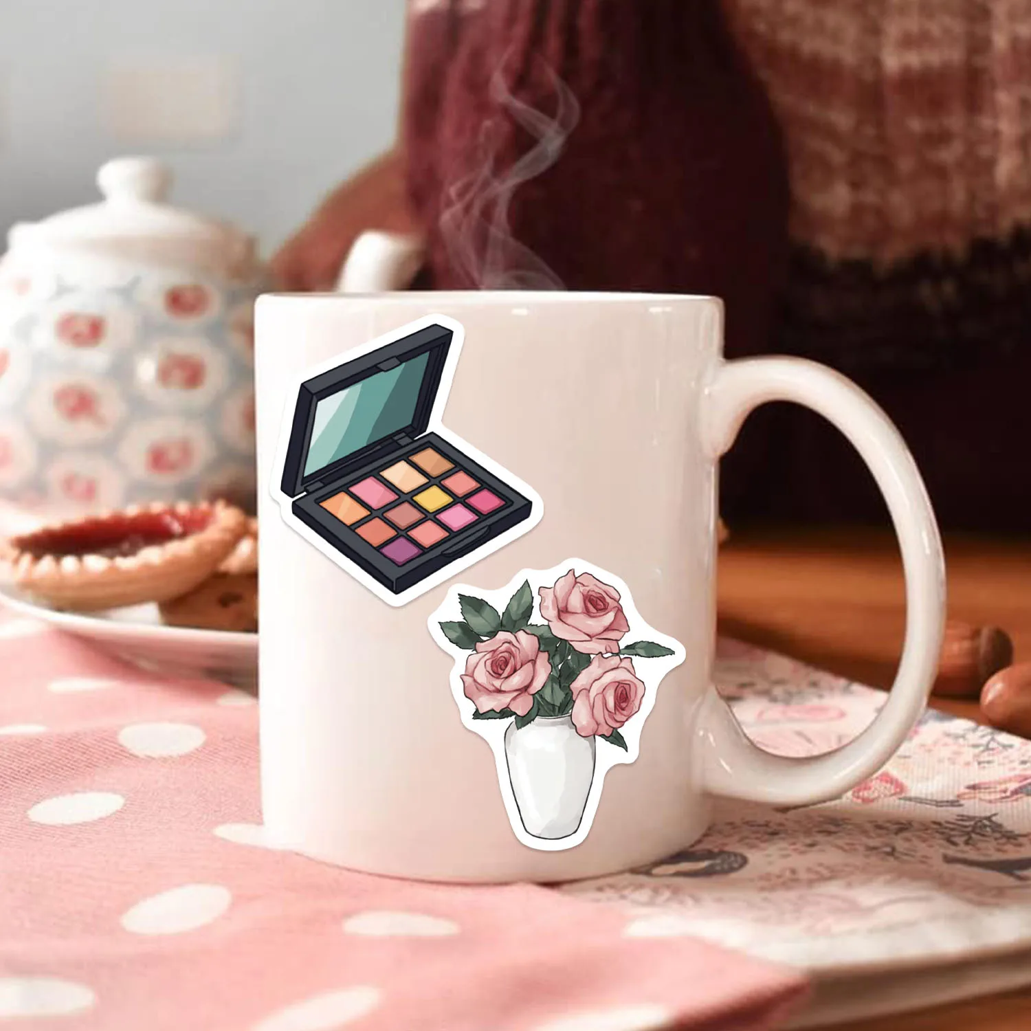 50pcs Leisure and lifestyle stickers, exquisite and cool graffiti stickers, cartoon stickers, fun and classic gift decorations