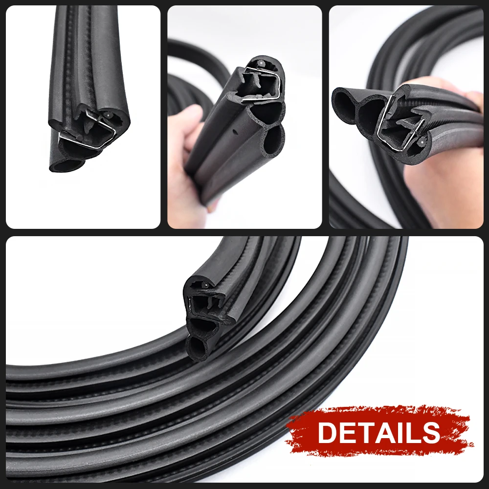 Front Door Weatherstrip Seal LH or RH Side for 2007 2008 2009 2010 2011 2012 2013 14 For Chevy Silverado GMC Sierra