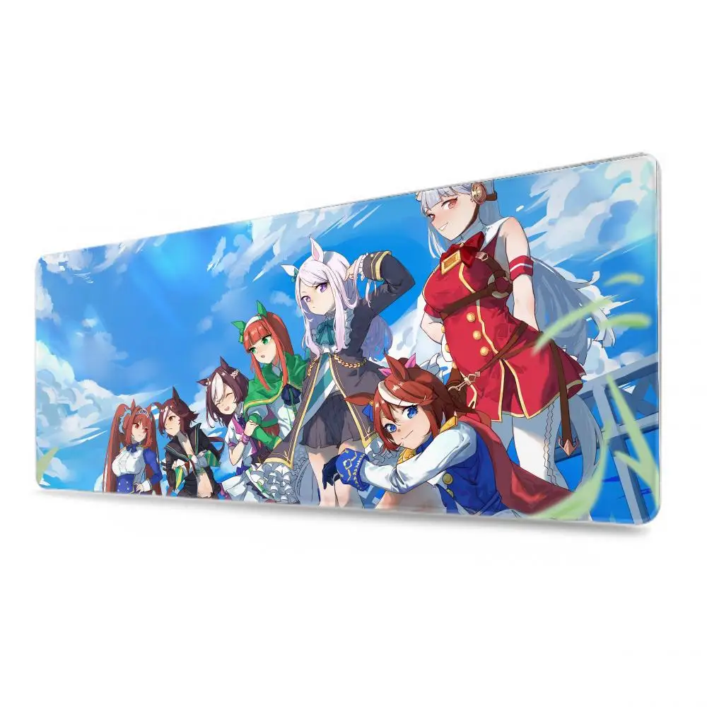 umamusume pretty derby Mouse Pad 500X1000 mm Large Gaming Mousepad Gamer XL Rubber Otaku Keyboard Pad Laptop Desk Mat