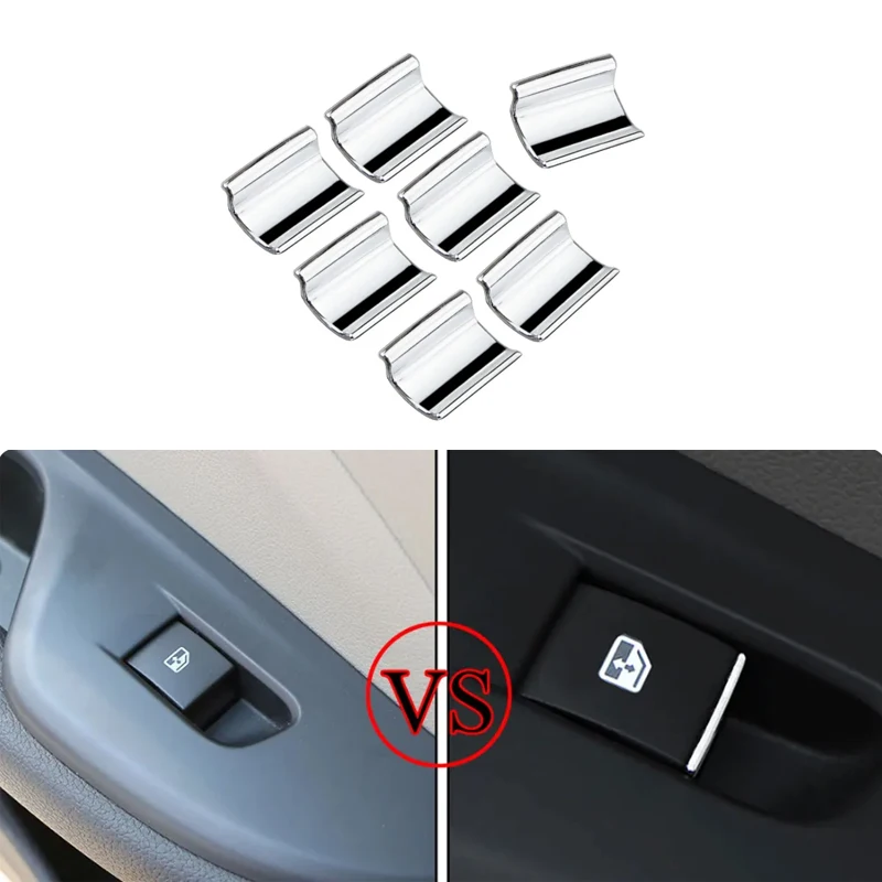 My good car ABS Car Door Window Switch Lift Knob Trim for Opel Mokka Insignia 2009 - 2015 car accessories