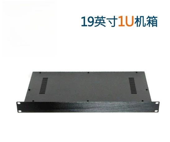 Factory Direct Sales One-piece Drop Shipping Rack-mounted 1u Plug-in Case, 19-inch 1u Standard Chassis
