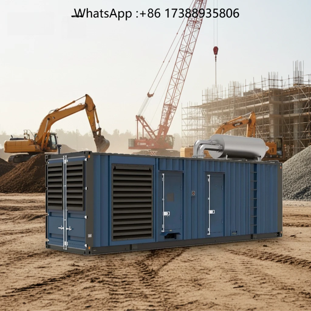 2000 Kva 1600kw ByCummins Super Silent Genset 3 Phase 400V 50Hz with ATS for Data Center Construction Sites ISO CE