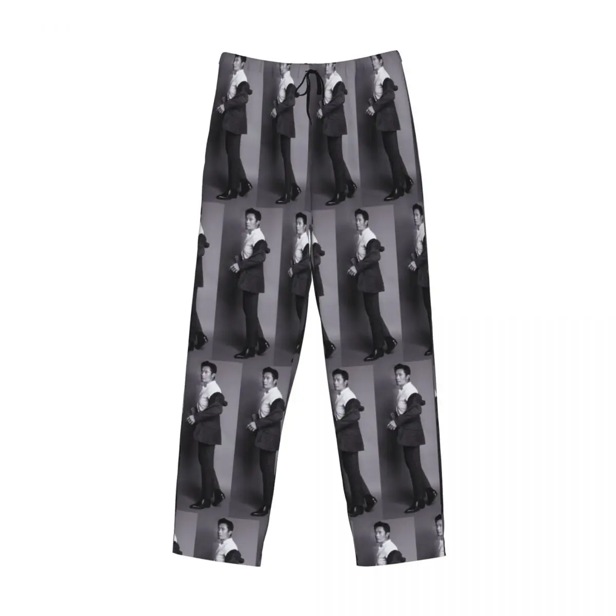 

Custom Lee Byung Hun Actor Pajama Pants Men Sleepwear Sleep Lounge Bottoms with Pockets