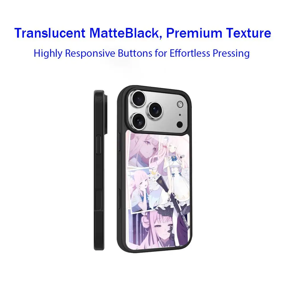 Hot Blue Archive Mika Phone Case For lPhone 17 16 e 15 14 13 12 11 Pro Max Plus For Anti-slip textured phone case view 3