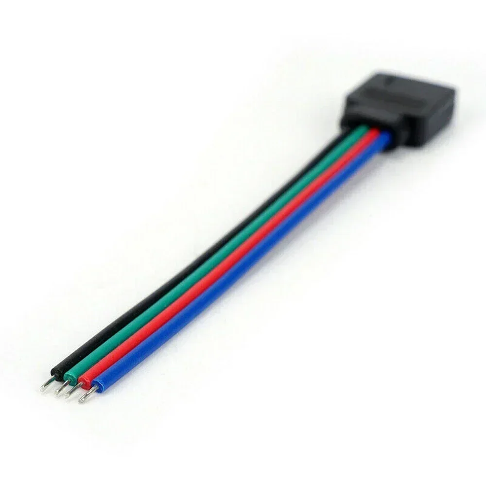 10Pcs 4 Pin Female Male RGB Connector Cable For RGB 3528 5050 LED Strip Light Waterproof LED SMD3528 / 5050 RGB Flexible Strip