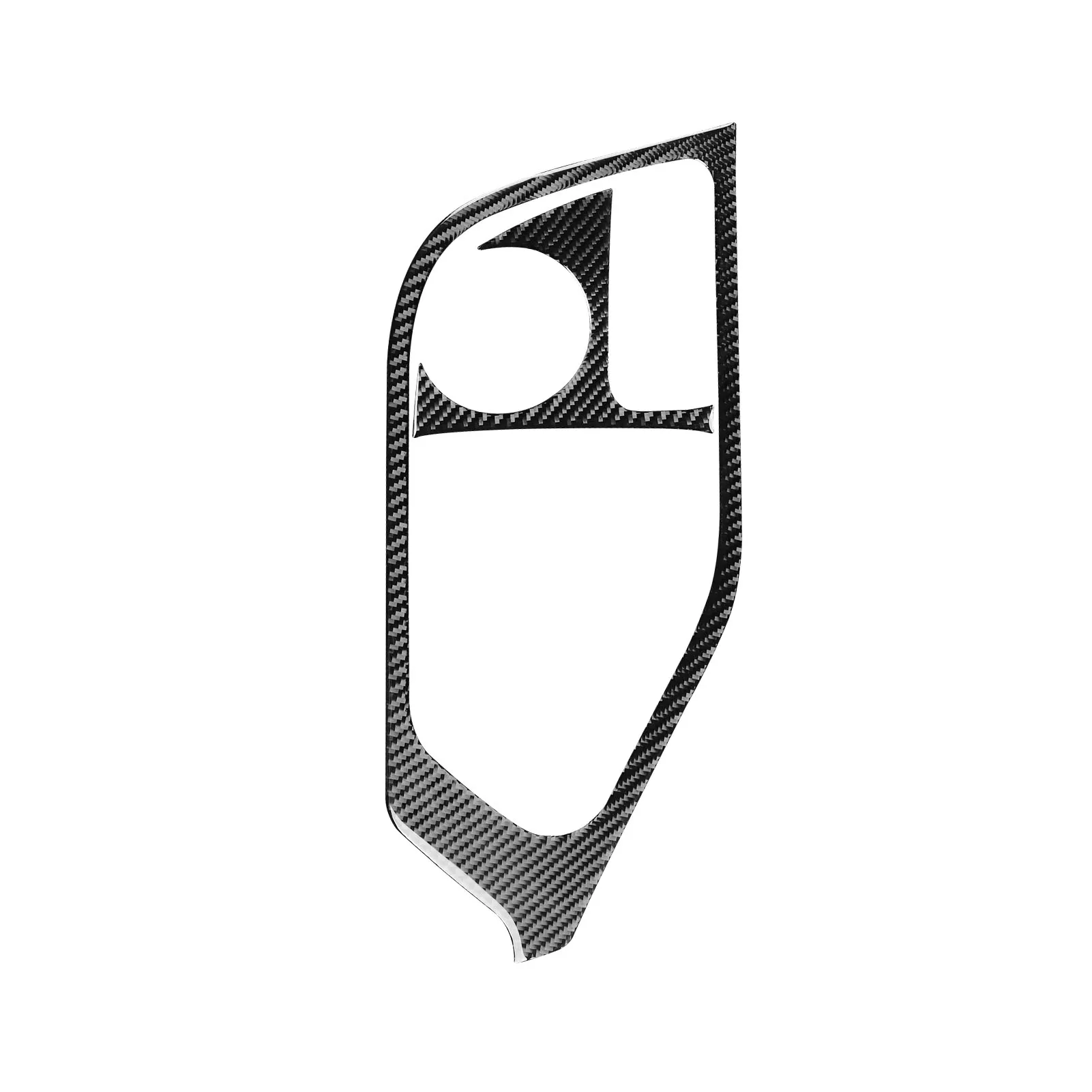 لفورد اكسبلورر 2011 — 2014 اكسسوارات السيارات ألياف الكربون الجانب الأيمن وسادة الكأس لوحة ملصق مائي الغطاء الداخلي تعديل ملصق الكسوة #3