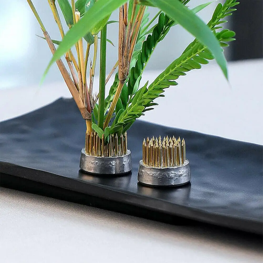 1PCS Flower Base Holder Round For Ikebana Kenzan Spiky Frog Floral Fixed Tool Pot Arranging Flower Floral Decor