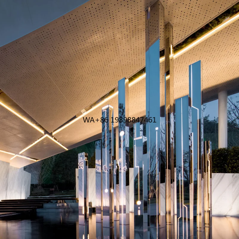 

Modern Hotel Shopping Mall Decoration LED Motif Light Indoor Sculpture