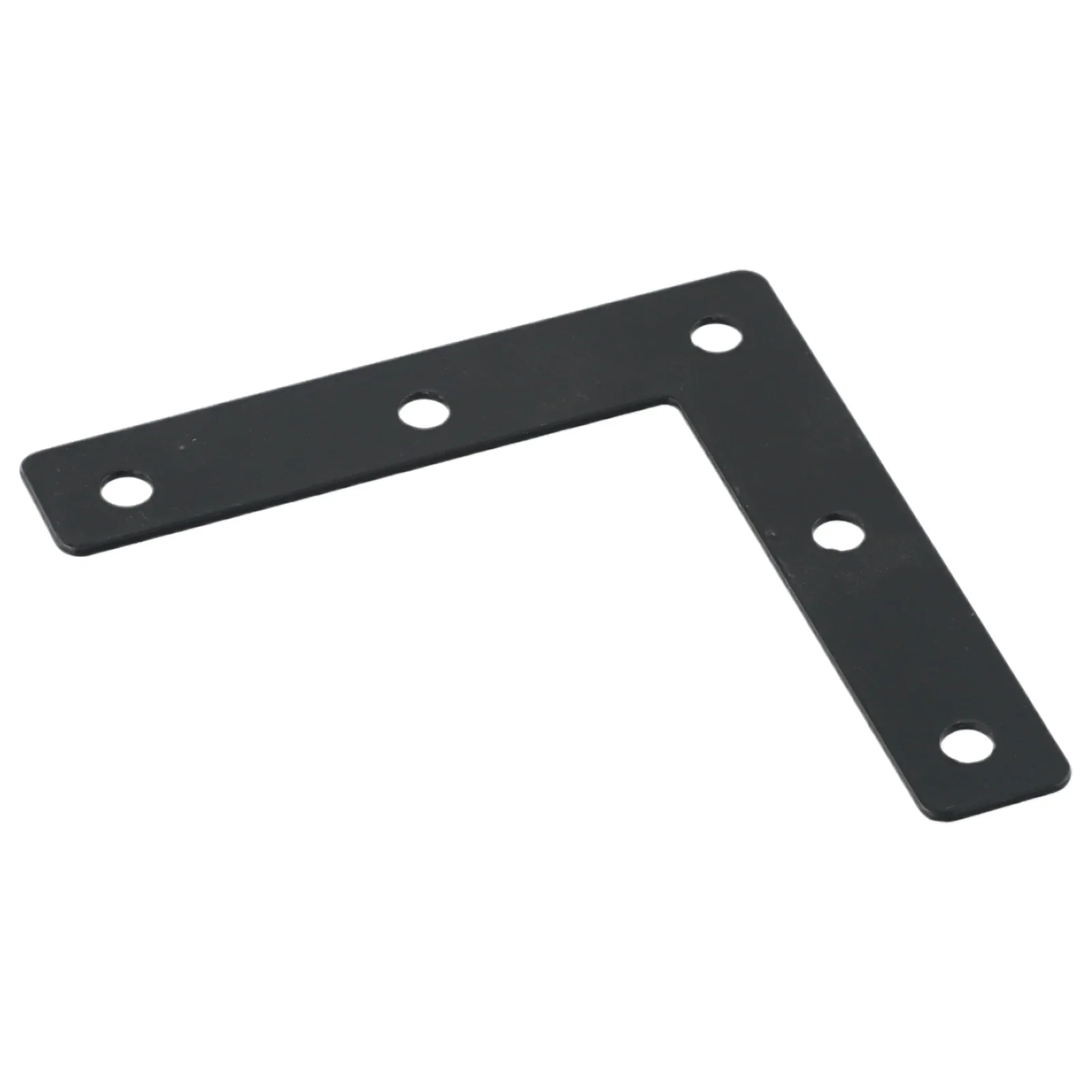 Steel Thickened Corner Brackets Black L Shape Right Angle Bracket 90° Shelf Bracket Connector Angle Iron Fixed Connection Piece