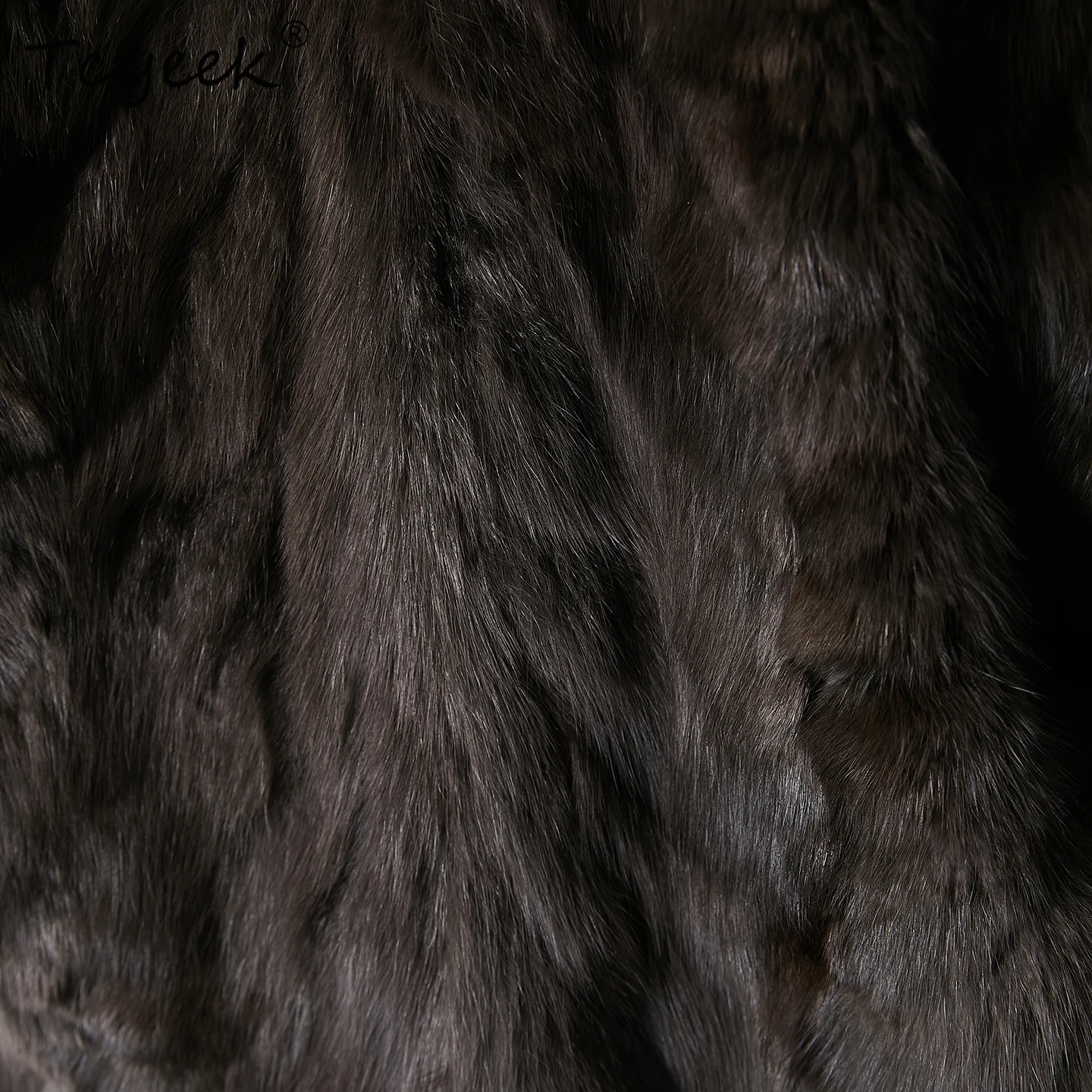 Płaszcz z prawdziwego futra norek Tcyeek, ciepłe zimowe ubrania damskie, kurtka z prawdziwego futra, patchworkowy płaszcz damski z norek, nowości w kategorii płaszczy 2025, Fourrure Femme