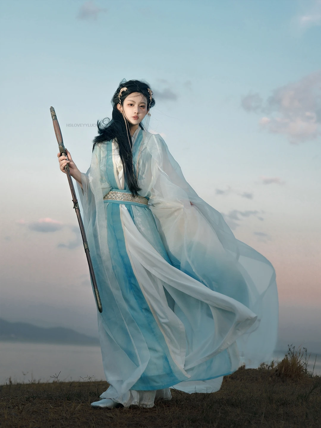 2024 autumn new Women Ancient Chinese Traditional Hanfu Set Female Fairy Cosplay Costume Outfit weijin vintage fairy hanfu dress