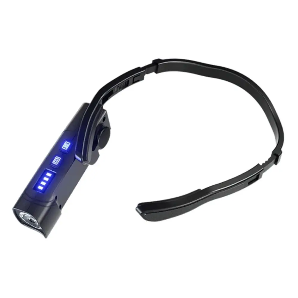 5가지 조명 모드 LED 헤드라이트 고휘도 방수 모션 센서 헤드램프 초고휘도 초경량 귀걸이형 헤드램프