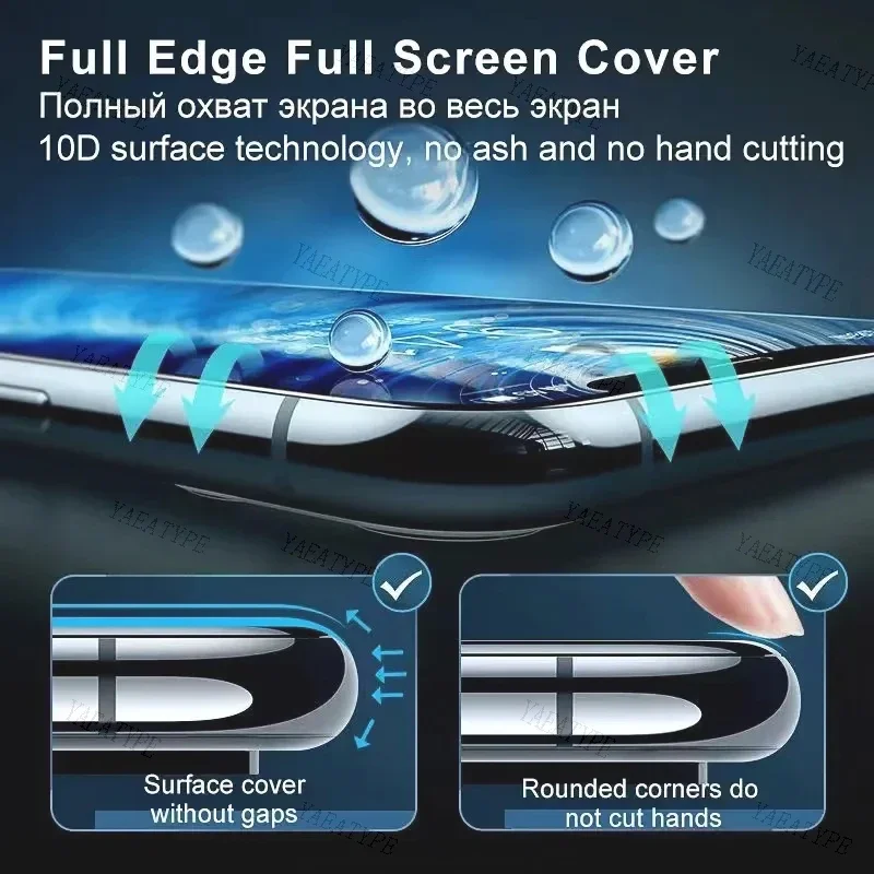 3 قطعة فيلم هيدروجيل لسوني اريكسون 1 5 10 IV V غطاء كامل واقي للشاشة لسوني اريكسون 1 5 10 II III طبقة رقيقة واقية #2
