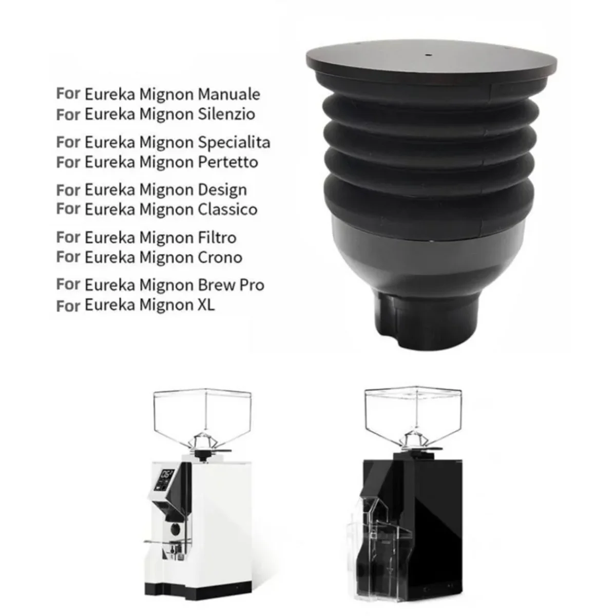 Eureka Coffee Beans Grinder, Bean Bin soprando ferramenta de limpeza, Single Dose Hopper e Fole