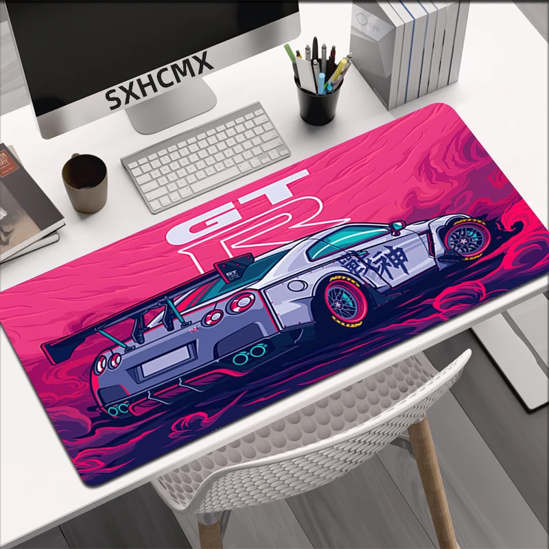 New Style Sports Car Mouse Pad XXL Gaming Accessories Office Gamer Keyboard Desk Mat Non-Slip Laptop Large Anime GTR Mousepad