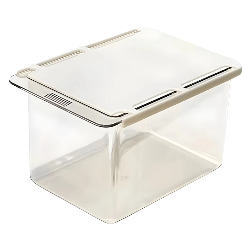 Bathroom Mirror Cabinet Organizer Transparent Pull Out Drawer Storage Box For Cotton Pads Cotton Swabs Cosmetic Supply