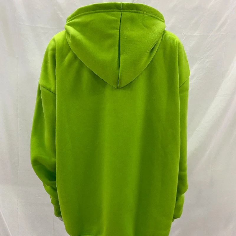 European American Fashion Solid Color Sportswear Tops Autumn Winter Men Women's Clothing Loose Casual Zippered Cardigans Hoodies