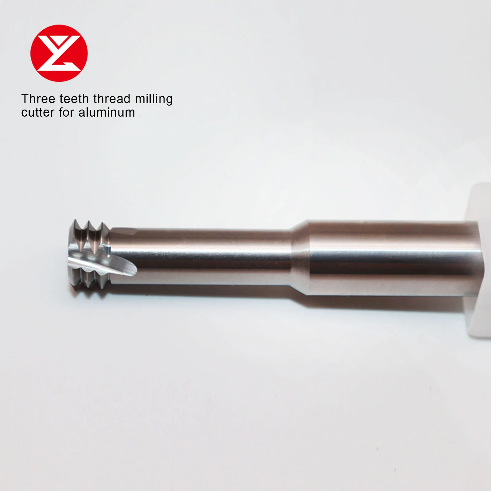 CNC التنغستن الصلب ثلاثة موضوع قاطعة المطحنة ل الألومنيوم غير المصقول M1 M1.2 M1.4 M1.6 M2 M2.5 M3 M8 M10 M12 قاطعة المطحنة