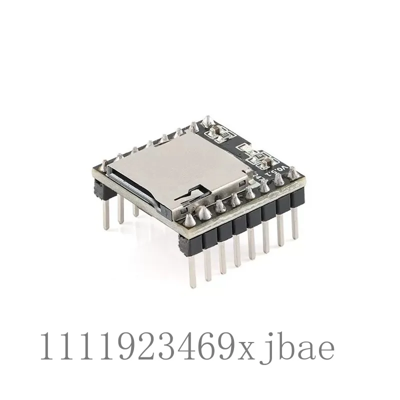 Mini MP3 Audio Playback Module, Support TF Card Voice Broadcast Circuit Board For Single Chip Microcomputer Control