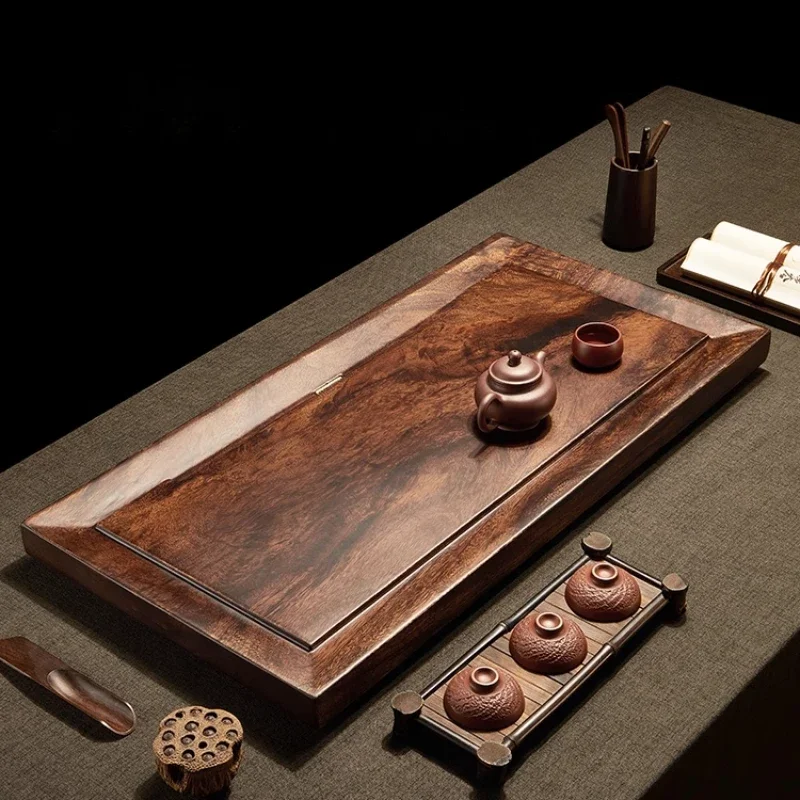 

Wooden Tea Tray Decorative Accessories Ceremony Modern Luxury High Quality Tea Tray Office Hospitality Bandejas Home Products