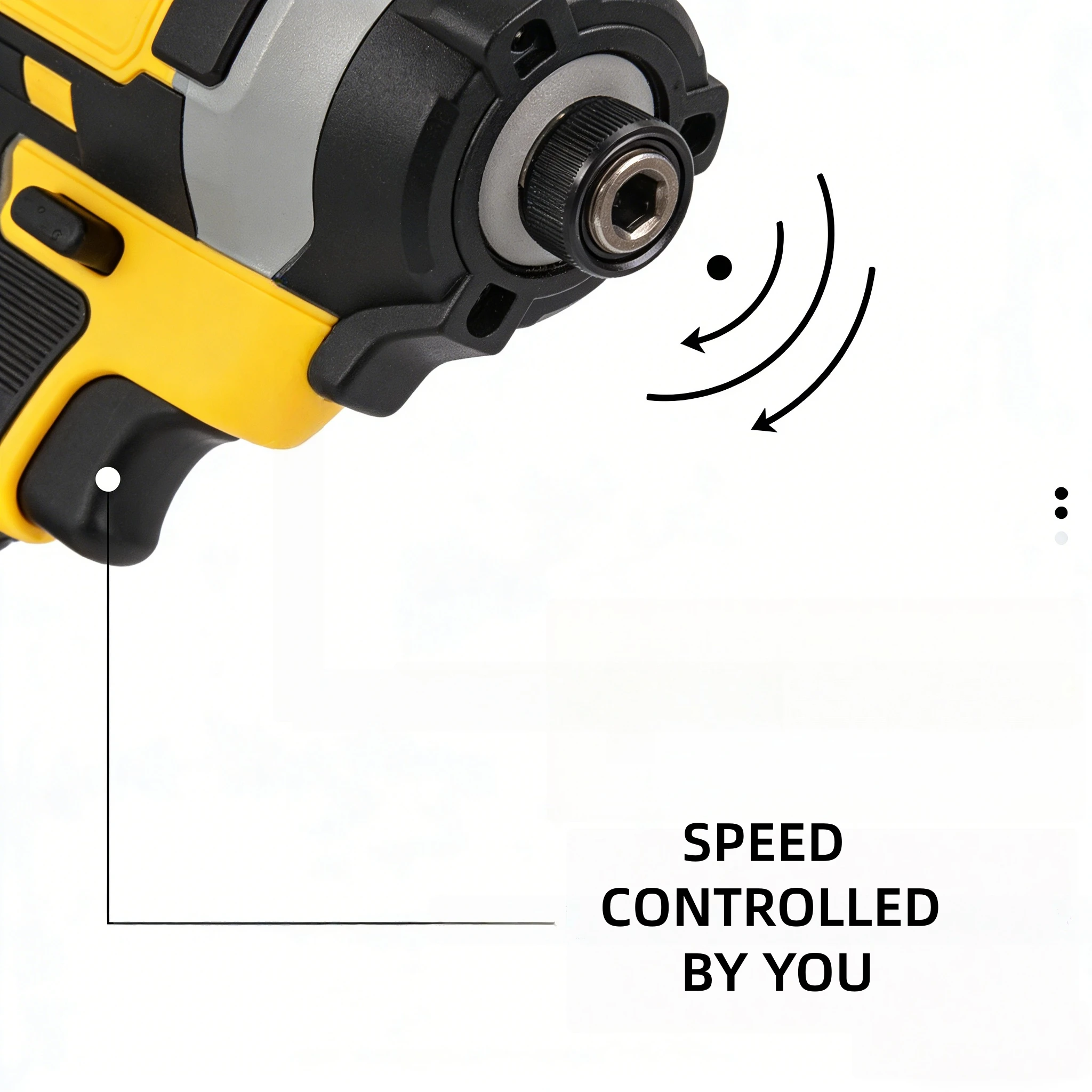 DEWALT DCFNEW850 20V Brushless Cordless Impact Driver, High‑Torque Rechargeable Electric Screwdriver Power Tool - view 4