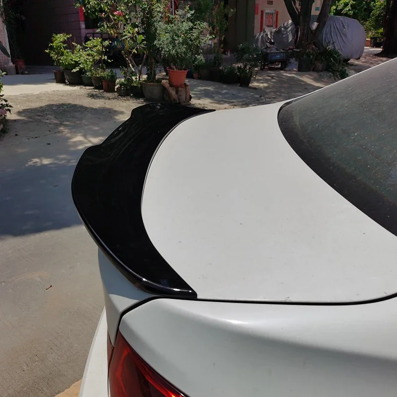 2013 To 2018 for BMW 3 Series F30 F31 M3 F80 PSM Style Spoiler Wing  Lip By High Quality ABS Material Gloss Black Carbon Look