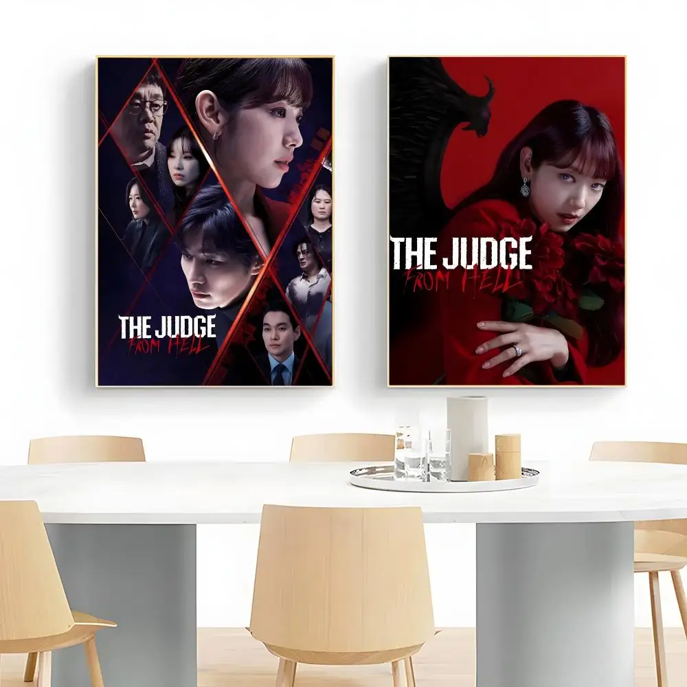revenge drama t-The Judge from Hell Poster Wall Art Print Decorative Mural Home Decor Gift Unframed