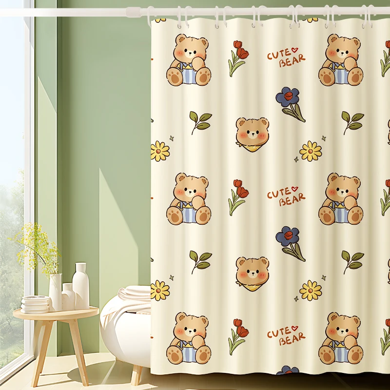 YanYangTian Thin curtain Breathable Window Decorative Living room Printed curtains solid color plaid