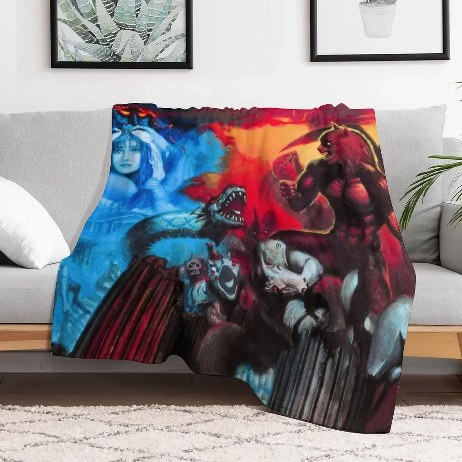 

Altered Beast Throw Blanket Travel Comforter Blankets