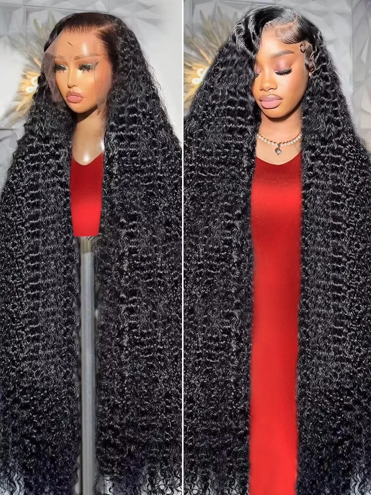 

40 46 дюймов 13x6 13x4 HD кружевной глубокий волнистый фронтальный парик 300% бразильский 360 полная волна вьющиеся парики из натуральных волос на кружеве для женщин