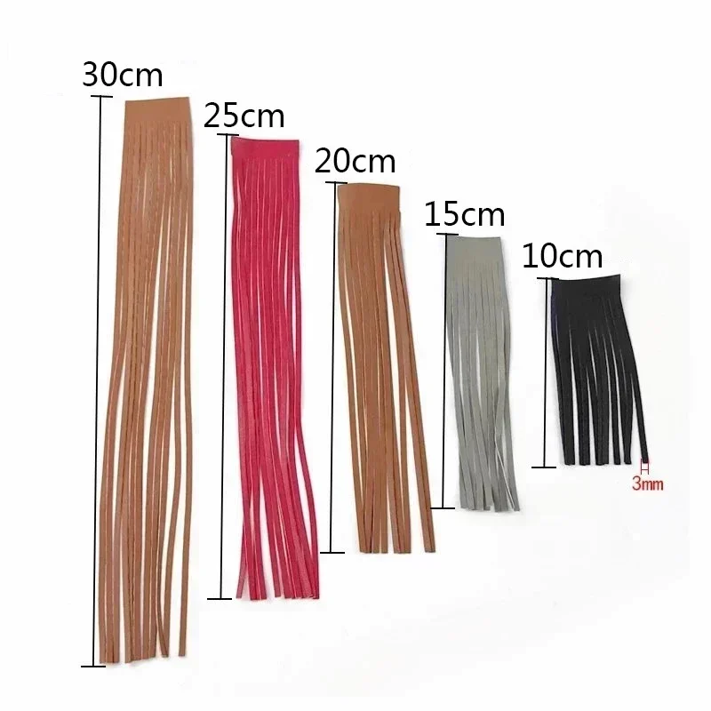 5M 10-15cm Length Leather Suede Tassel Lace Leathers Ribbon Fringe for Bag Clothing Sewing Accessories Manual Decoration Trim