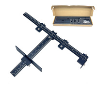 Aluminum Alloy Handle Punch Positioner Cabinet Hardware Jig Cabinet Door Handle Installation Punch