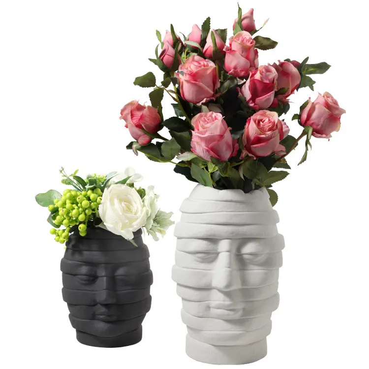 Nordic style decoration ceramic craft table vase