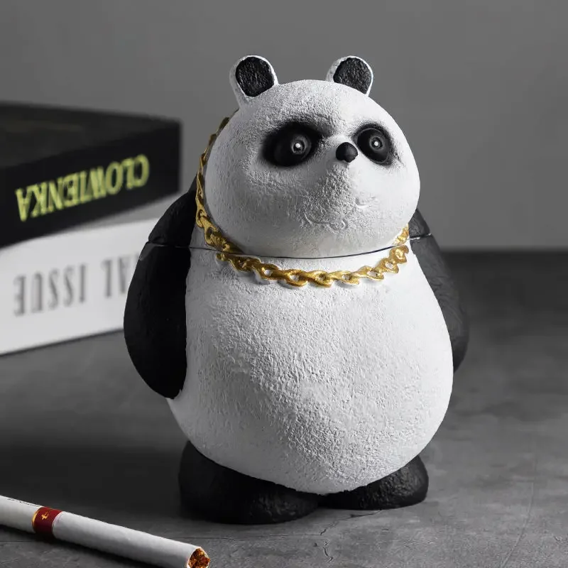 

Cartoon Panda Creative Ashtray Home Living Room Fashion Ornaments Ash Tray