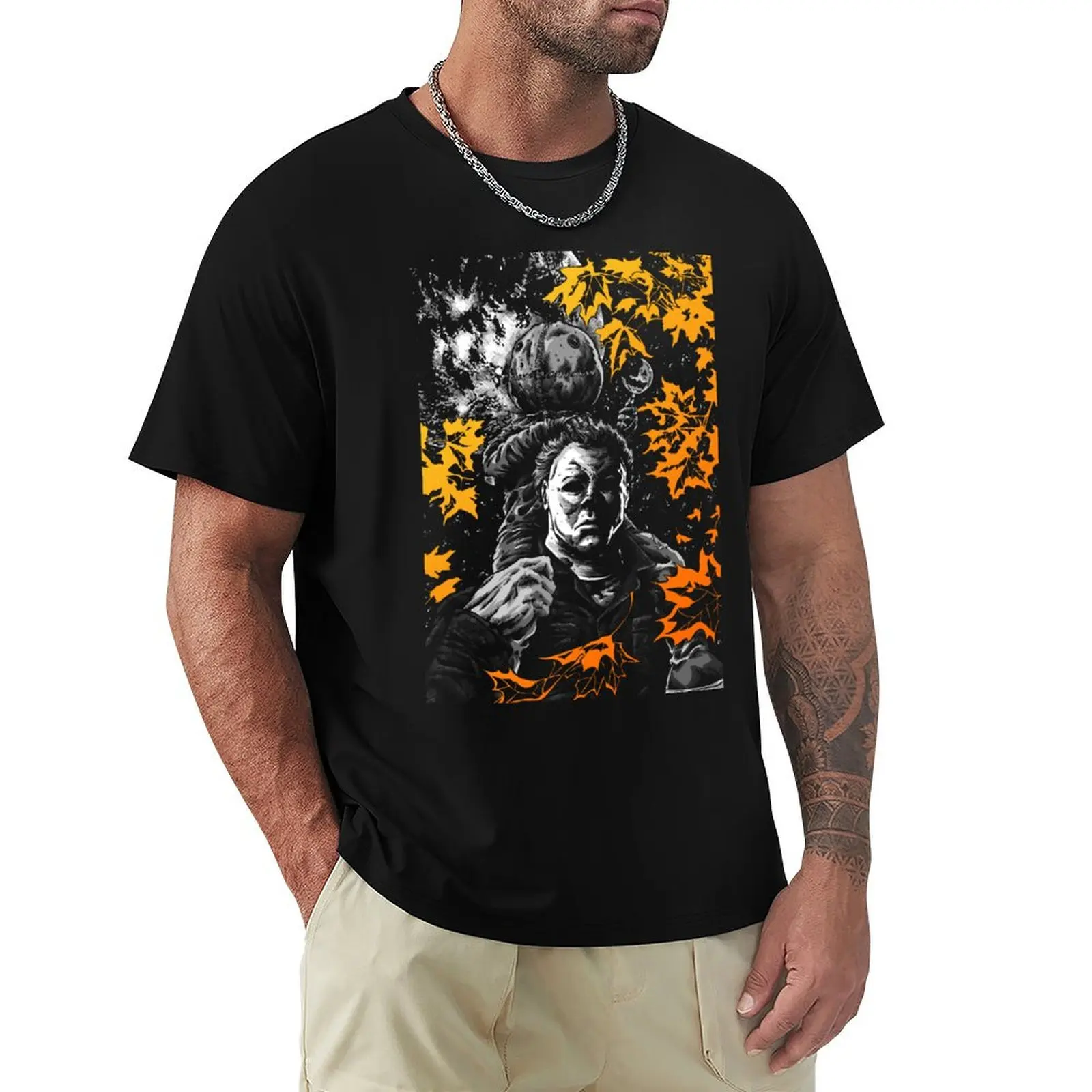 Trick R Treat Halloween michael sam myers 1978 2007 samhain T-Shirt Work Outdoor Short Sleeve Tee