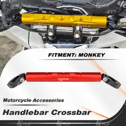 Para Honda Monkey 125 Z125 Guiador Crossbar 22mm Universal Balance Bar Bracket Extender Extensão Motocicleta Acessórios Peças