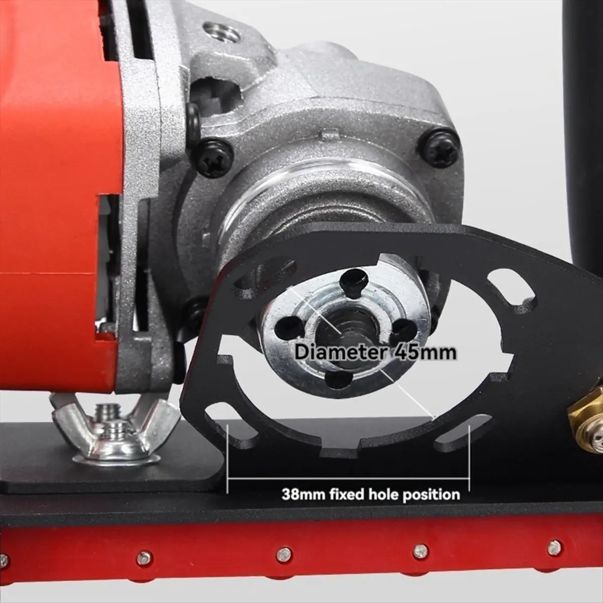 |NEWABAG|45 Degree Chamfer 100 Type Angle Grinder Stand for Tile 45° Chamfer Cutting Metal Ceramic Tile Chamfering Brack