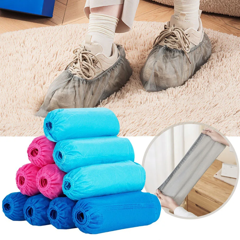 

Утолщенные нетканые бахилы, универсальные бахилы для дома