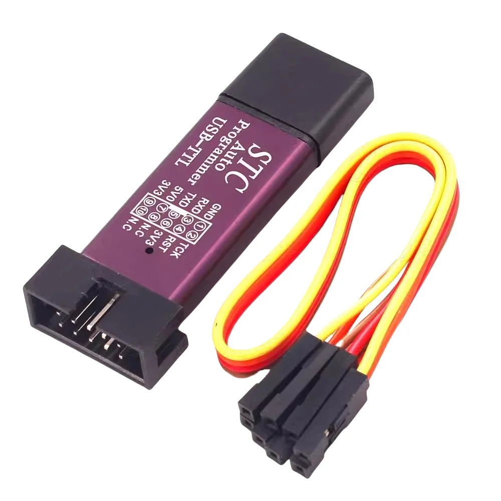 Automatic STC Download Cable STC Downloader USB to TTL Cold Free Start STCISP 3.3V/5V