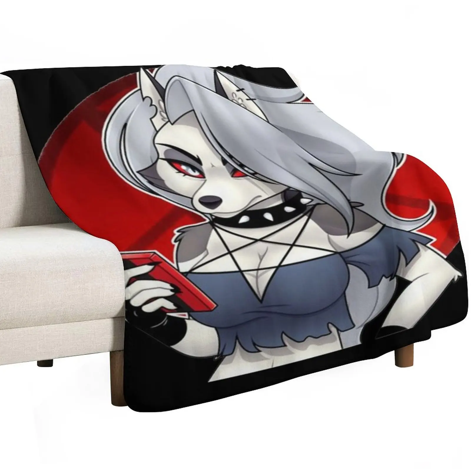 Helluva Boss Loona Throw Blanket Sleeping Bag Weighted Blankets Sofas Of Decoration anime Baby for sofa Blankets