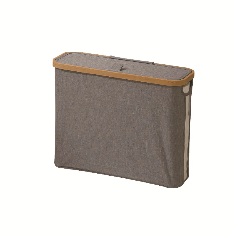 سلة سلة الغسيل المحمولة، صندوق ملابس قابل للطي للحمام وغرفة النوم، منظم تخزين متعدد الاستخدام للمناشف الورقية للمناشف الورقية ​