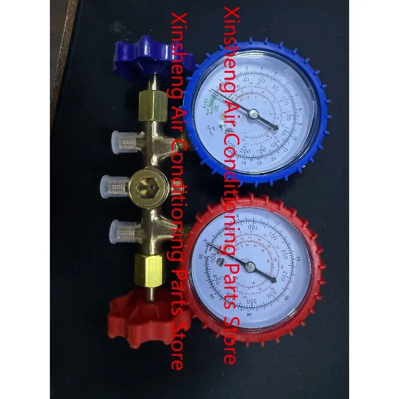 Liquid Dual Meter Valve R22 R134 Refrigerant Meter 536 Dual Meter + 0.9 Pipe 15-35 Range